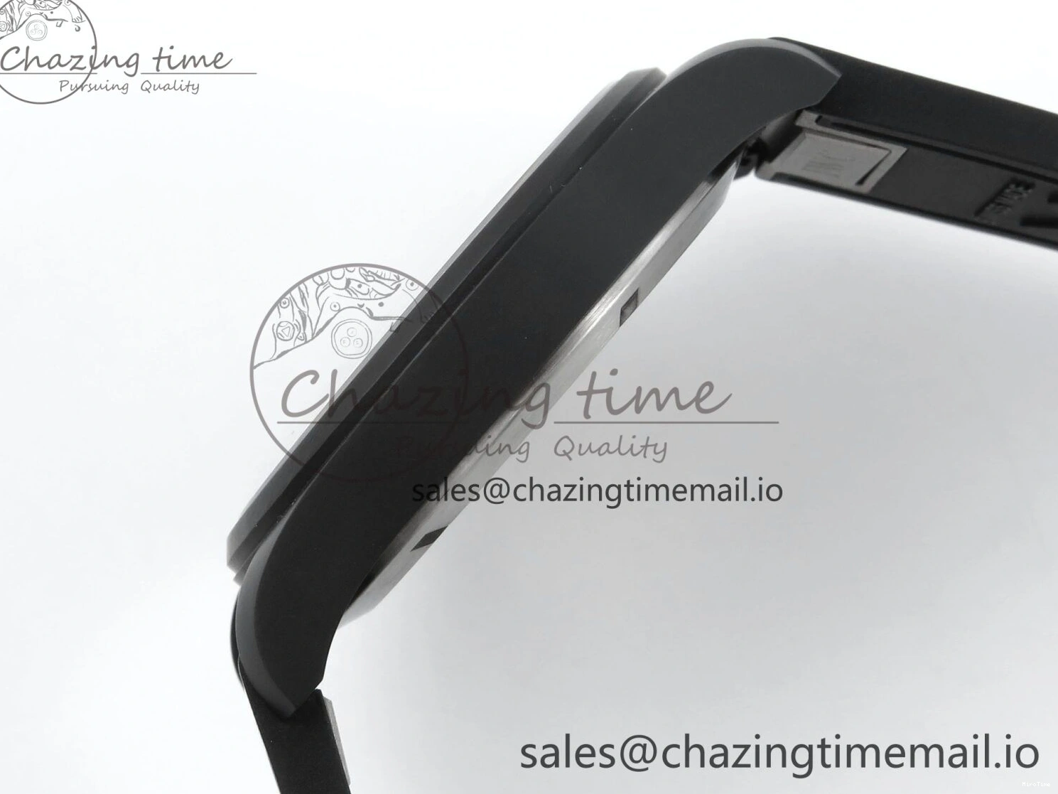 MIROTIME 0402 Pilot Top Gun IW326901 M+F 1:1 Best Edition Black Dial on Black Rubber Strap A SportInspired 6999